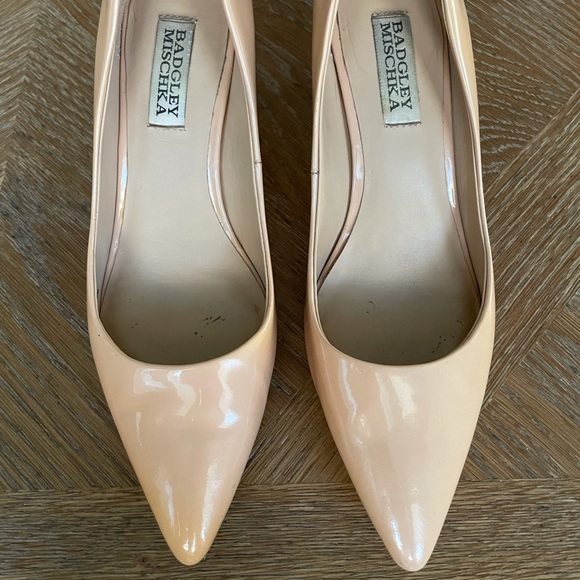 Badgley Mischka patent heels 7M - Picture 2 of 5